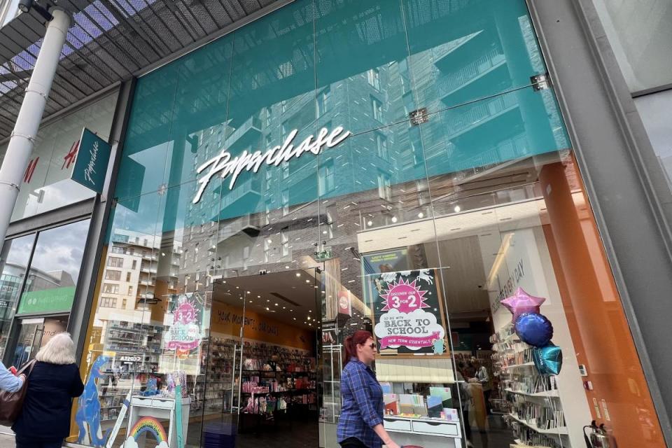 Paperchase at The Rock Shopping Centre in Bury <i>(Image: Newsquest)</i>