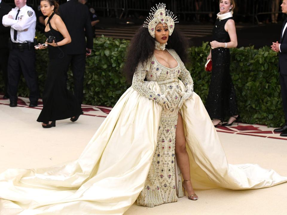 cardi b met gala 2018