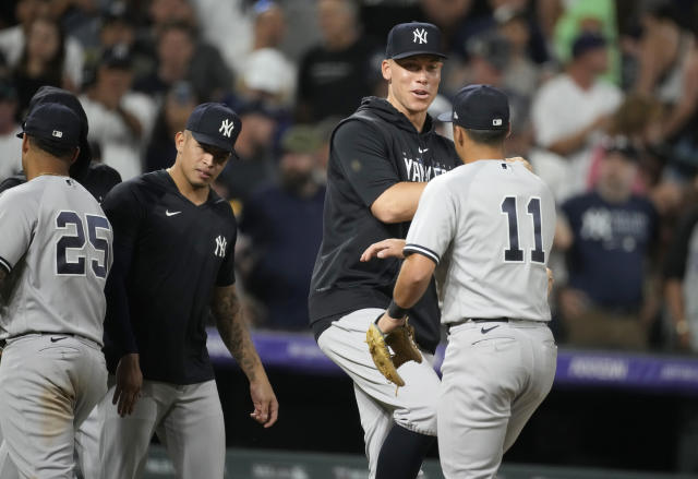 Aaron Judge ramps up pregame work