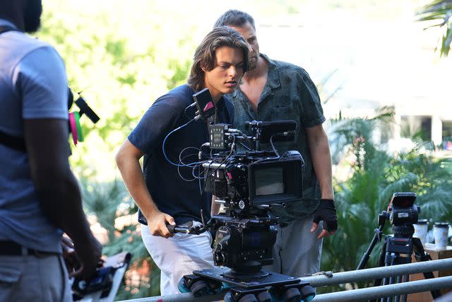 <p>MSR Media</p> Damian Hurley directing 'Strictly Confidential'