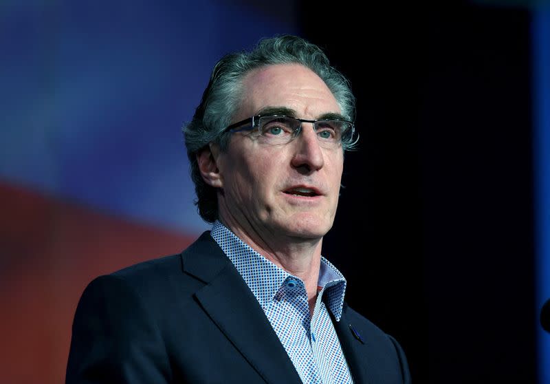 FILE PHOTO: Gov. Doug Burgum (R-ND) attends Republican State Convention in Grand Forks