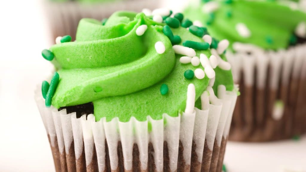 Green Velvet Cupcakes