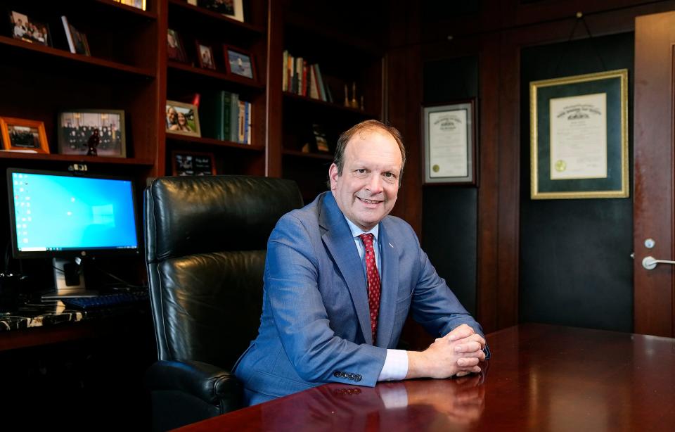 Ohio Supreme Court Justice R. Patrick DeWine, in his office.