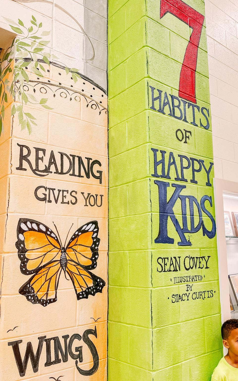 Inskip Elementary School integrates the "7 Habits of Happy Kids" by Sean Covey into their curriculum, and the mentorship partnership with Central High School students further supports it. March 30, 2022.