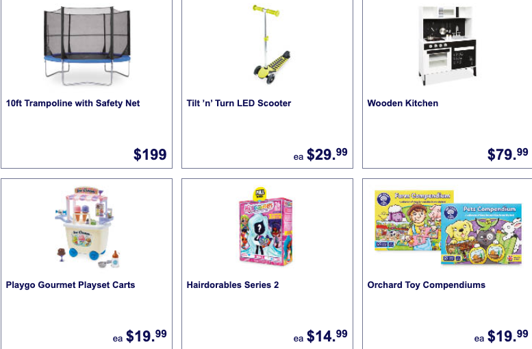 Toys on sale as Aldi Special Buys this week.