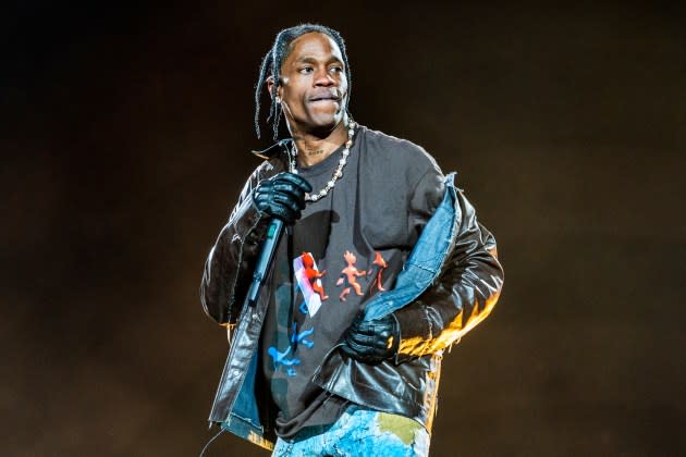 Travis Scott performs during 2021 Astroworld Festival at NRG Park on November 05, 2021 in Houston, Texas.  - Credit: Erika Goldring/WireImage