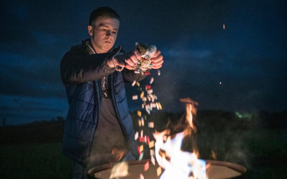 Dane Whyte O'Hara as Gordy Mackle in Blue Lights - BBC