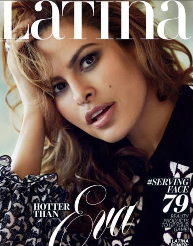 Eva on the Latina Magazine cover.