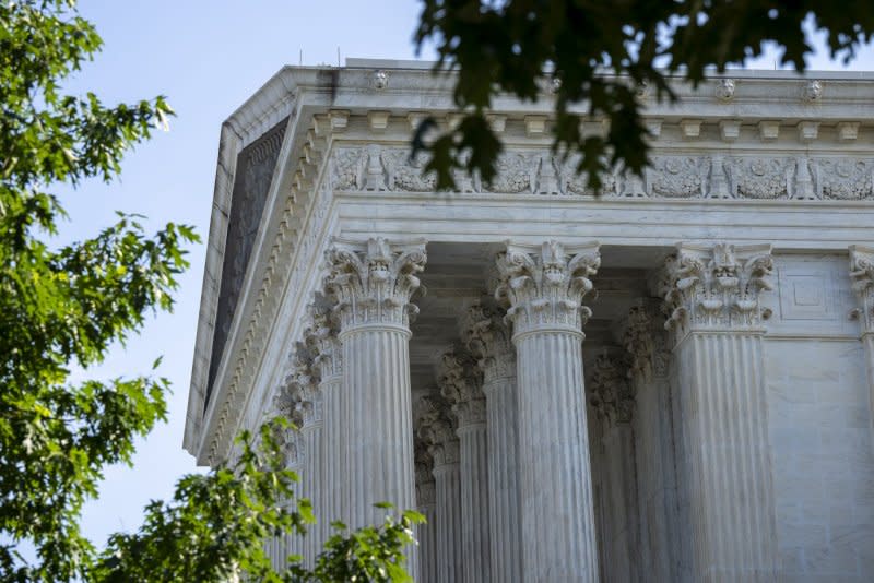 The U.S. Supreme Court has temporarily blocked OxyContin maker Purdue Pharma's bankruptcy proceedings. File Photo by Ken Cedeno/UPI