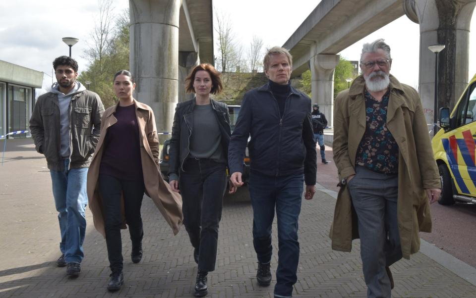 Marc Warren with (from left) Azan Ahmed, Django Chan-Reeves, Maimie Mccoy and Darrell D'Silva