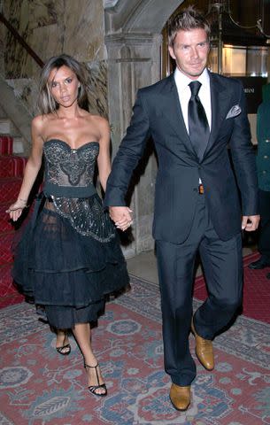<p>Daniele Venturelli/WireImage</p> Victoria and David Beckham at the 63rd International Venice Film Festival in 2006