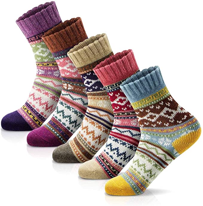 Women Casual Socks Novelty Gift Sock. Image via Amazon.