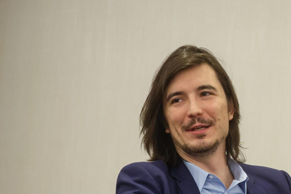 Vlad Tenev, CEO and Co-Founder of Robinhood, speaks during the Piper Sandler Global Exchange and FinTech Conference in New York City, U.S., June 7, 2023. REUTERS/Brendan McDermid