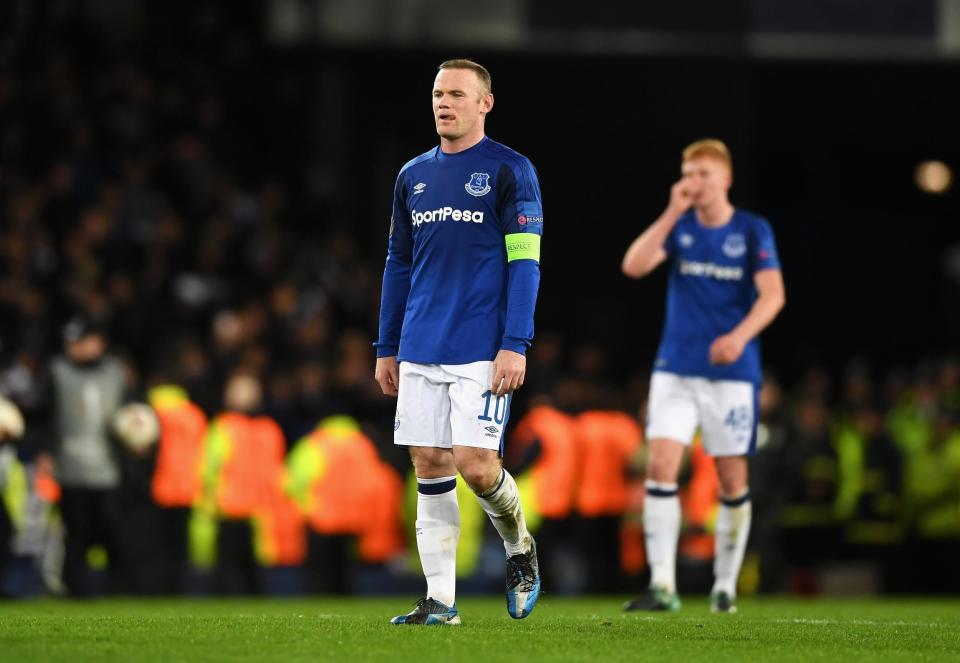 Wayne Rooney could not impress himself on the game: Getty