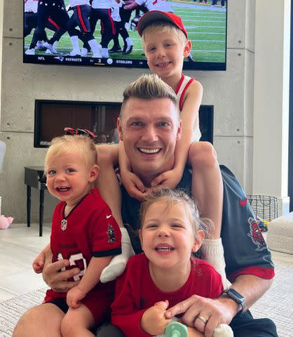 Nick Carter Instagram Nick Carter with his kids.