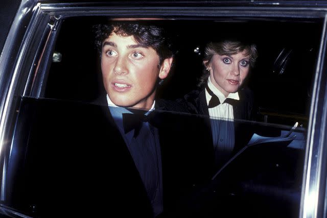 <p>Ron Galella/Ron Galella Collection via Getty</p> Olivia Newton-John and Matt Lattanzi