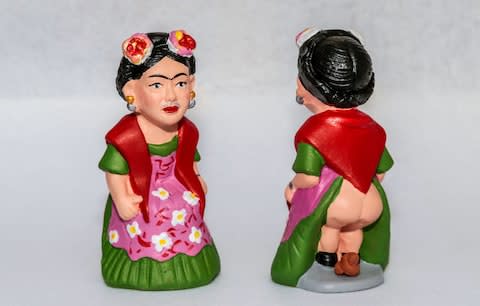 A Frida Kahlo caganer - Credit: GETTY