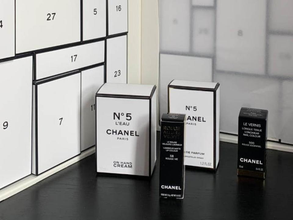 Highlights include a full-sized hand cream and a 35ml bottle of Chanel No.5 (Ellie Fry)