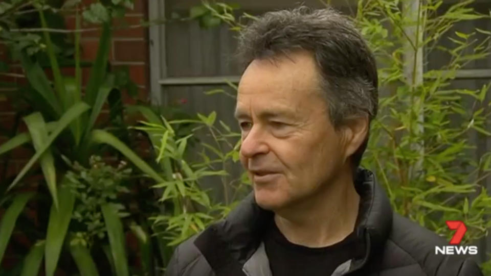 Highett man Brad Martell has been feeding birds in his front yard for 20 years. Source: 7 News