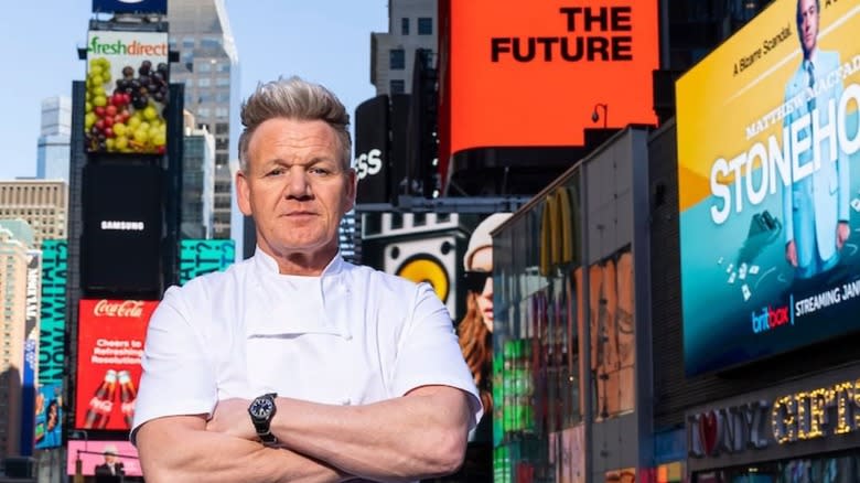 Gordon Ramsay in Times Square