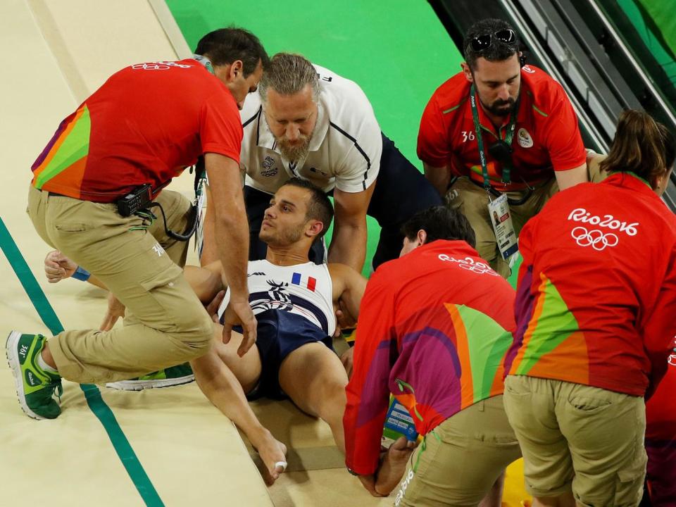 Ait Said suffered a double compound leg fracture during Rio 2016 (Getty)