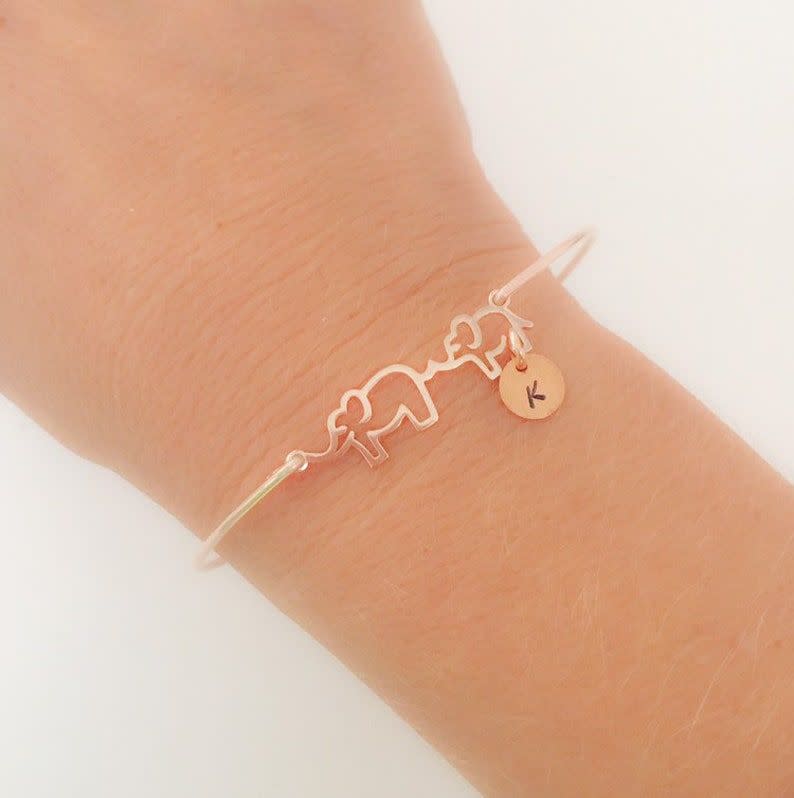 1) Mama & Me Elephant Bracelet