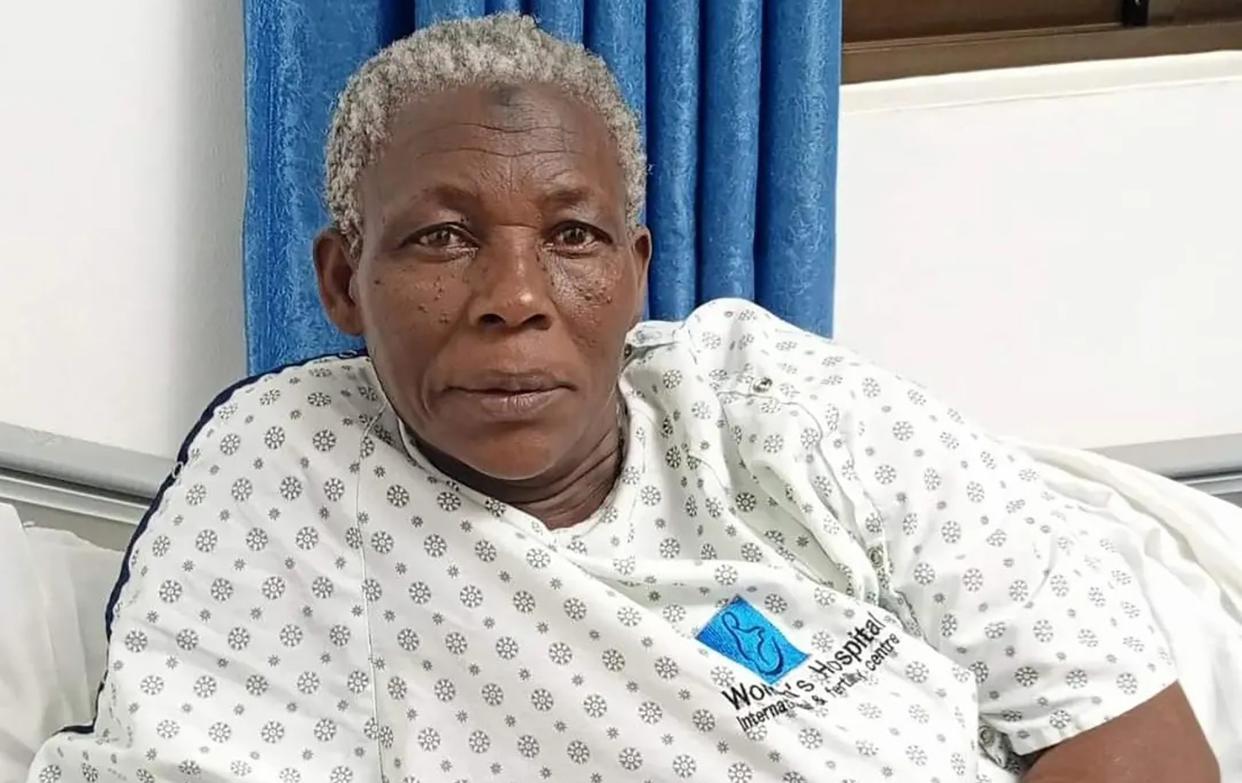 Safina Namukwaya gave birth to twins at 70 after IVF treatment