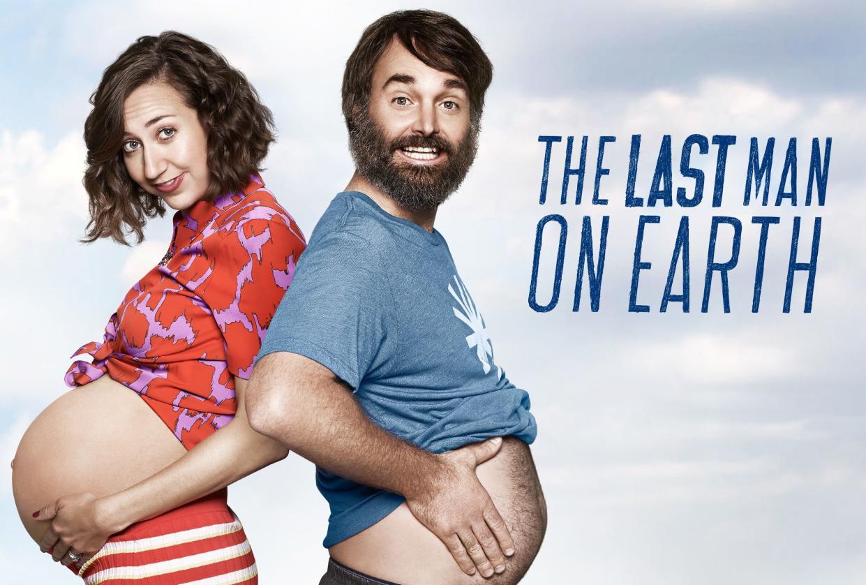 Cartel promocional de la popular serie The last man on Earth 