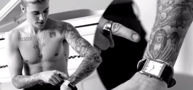 Justin Bieber Shows Off New Neck Tattoo: See the Pics