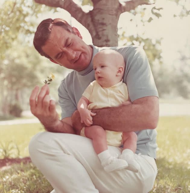 The author with Daddy Earl in 1968. (Photo: Courtesy of Jamie Brickhouse)