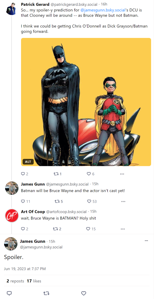 James Gunn Reveals If Batman Has Been Cast Yet In The Dcu 2448