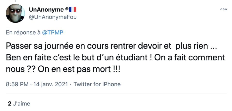 Les internautes en colère contre deux étudiants.