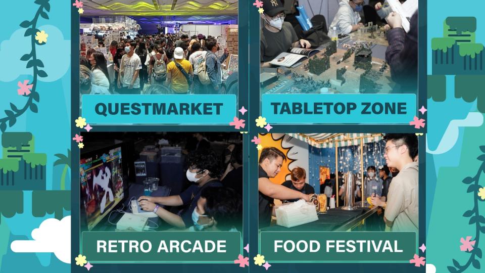 One top of the Meet Zone, the Workshops, the Panels and main events, some other activities like the Quest Market, the Tabletop Zone, the Retro Arcade and the Food Festival will be there for participants to enjoy. (Photo: CONQuest PH 2023)