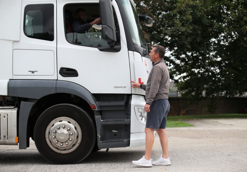 Truck drivers wanted as UK supply chains buckle