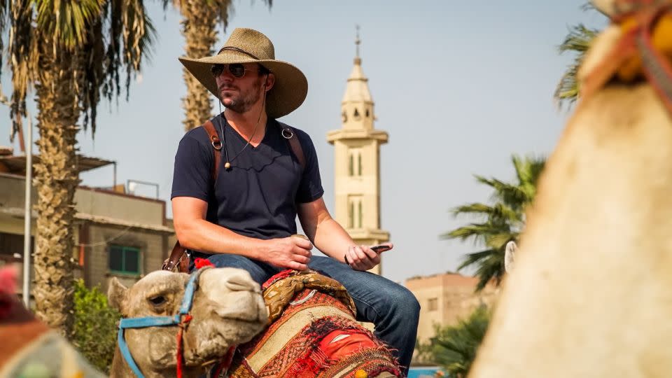 Bill explored Egypt for CNN's The Wonder List in 2016. - Julian Quinones/CNN