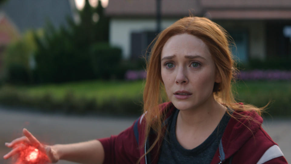 Elizabeth Olsen in the <i>WandaVision</i> finale<span class="copyright">Marvel Studios</span>