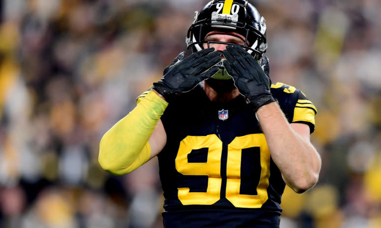 Steelers star T.J. Watt on Sunday.