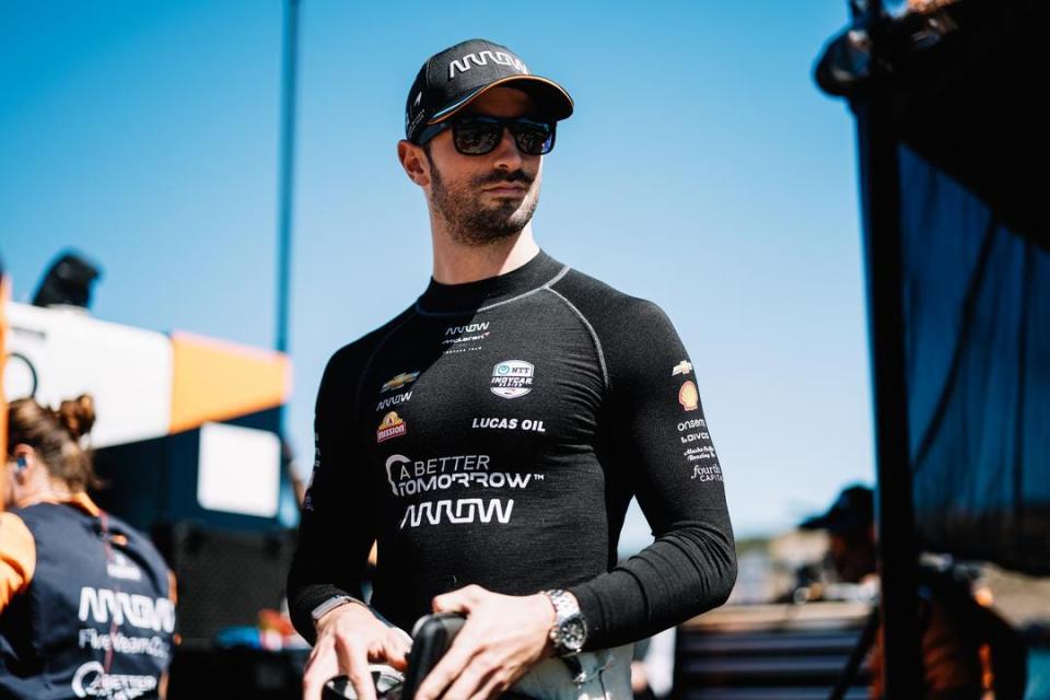 Arrow McLaren's Alexander Rossi was among a group of five veteran IndyCar drivers who met this week with series leadership to discuss upcoming media and marketing developments.