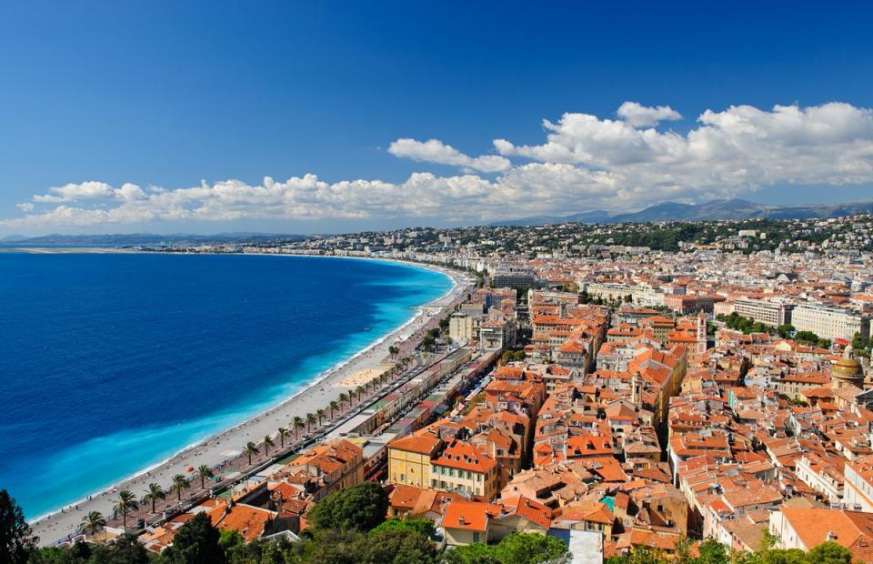 The southern French town of Nice is home to miles of sandy beaches (Getty Images/iStockphoto)