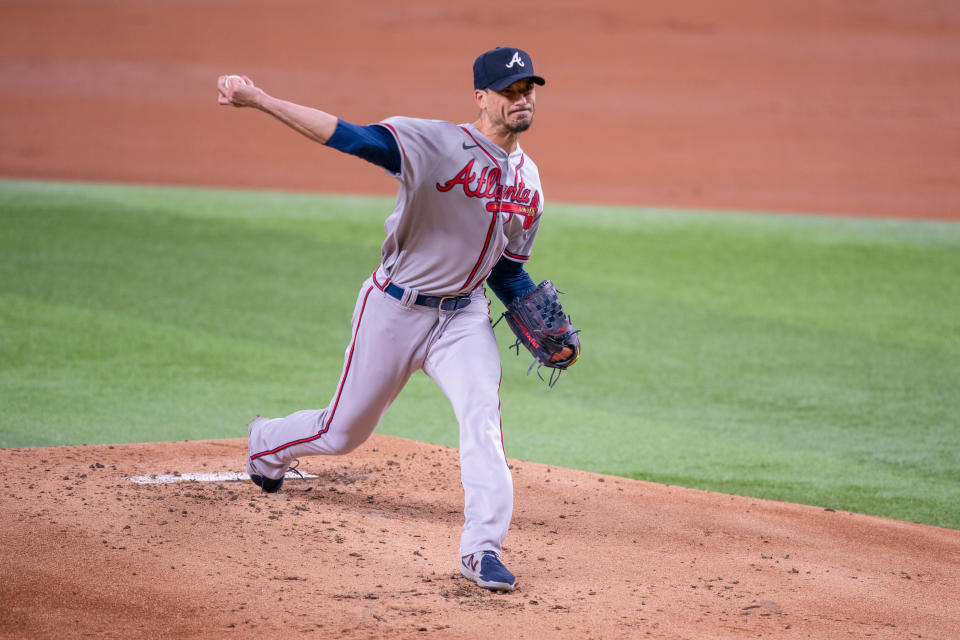 Charlie Morton。（Photo by Chris Leduc/Icon Sportswire via Getty Images）