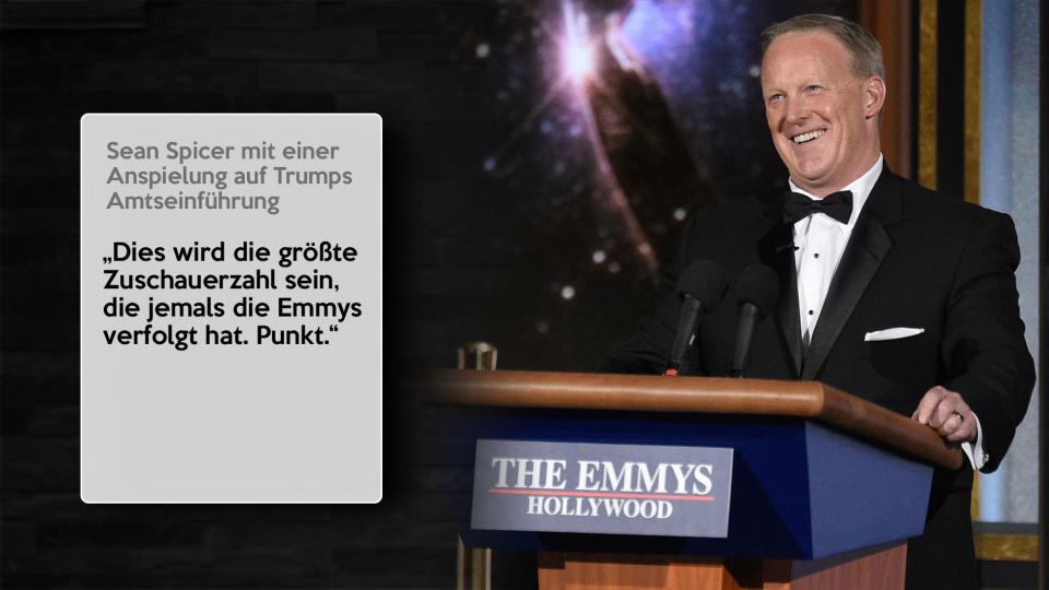 Die besten Trump-Jokes der Emmy-Verleihung