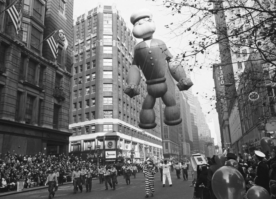 <p>The balloons used to be released intentionally post-parade, with specific valves even being introduced in 1929 so they could float for days before landing. A monetary reward and gifts were given to those who returned the deflated balloons to Macy's (they were fitted with return labels). According to TIME magazine, the tradition was discontinued in 1932 after a balloon interfered with a passing plane in 1932, causing it to tailspin.</p>