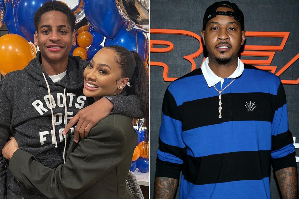 Lala Anthony has 'proud mom moment' after son Kiyan Anthony, 15, gets basketball scholarship, Carmelo Anthony