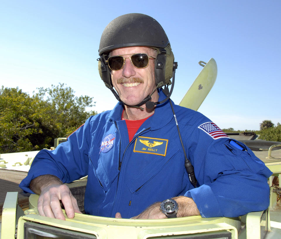 USGS Director James Reilly is a former astronaut and oil-industry geologist.  (Photo: REUTERS/NASA Kim Shiflett)