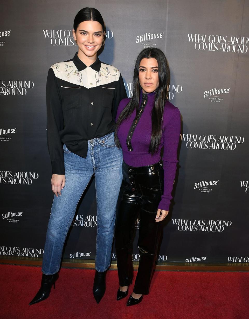 Kendall Jenner and Kourtney Kardashian