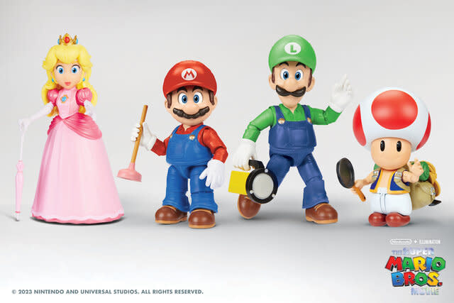 Full Line Of New The Super Mario Bros Movie Toys Play Sets And Kart 9482