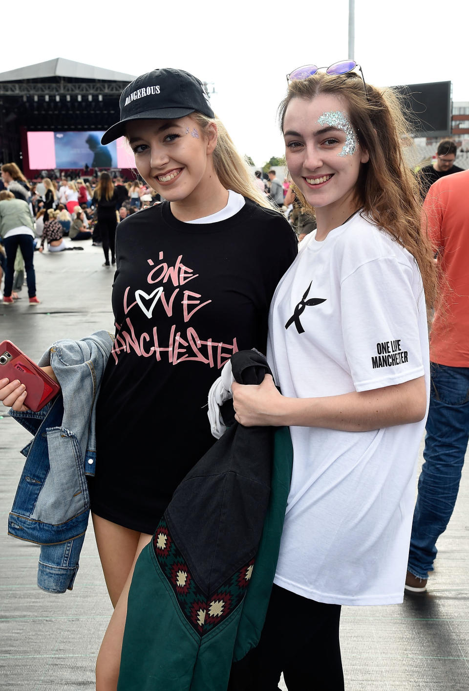 Fans are pictured attending the One Love Manchester Benefit Concert on June 4, 2017 in Manchester, England.&nbsp;