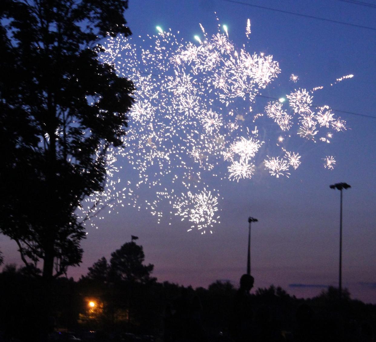 Louisville Lions Club held their first community event since the COVID-19 pandemic shutdown began with a fireworks display celebrating Independence Day.