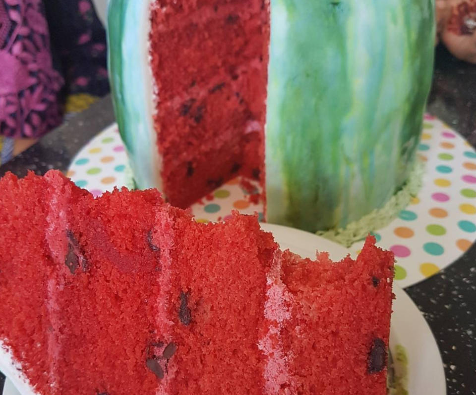 Watermelon cake