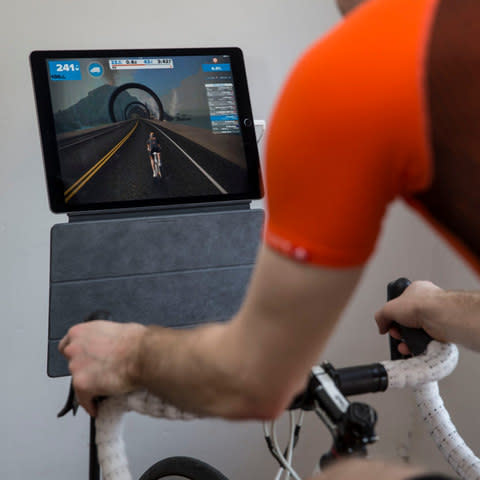 Gamified fitness apps help keep you working out - Credit:  Heathcliff O'Malley/The Telegraph